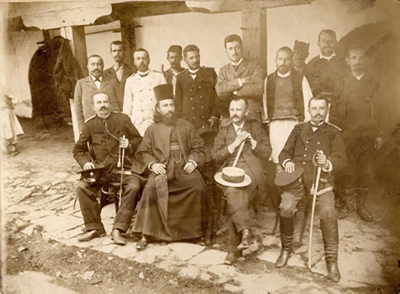 Јован Цвијић у манастиру Вражевшница 19. Јуна1900. Године, фотографија, Музеј града Београда.