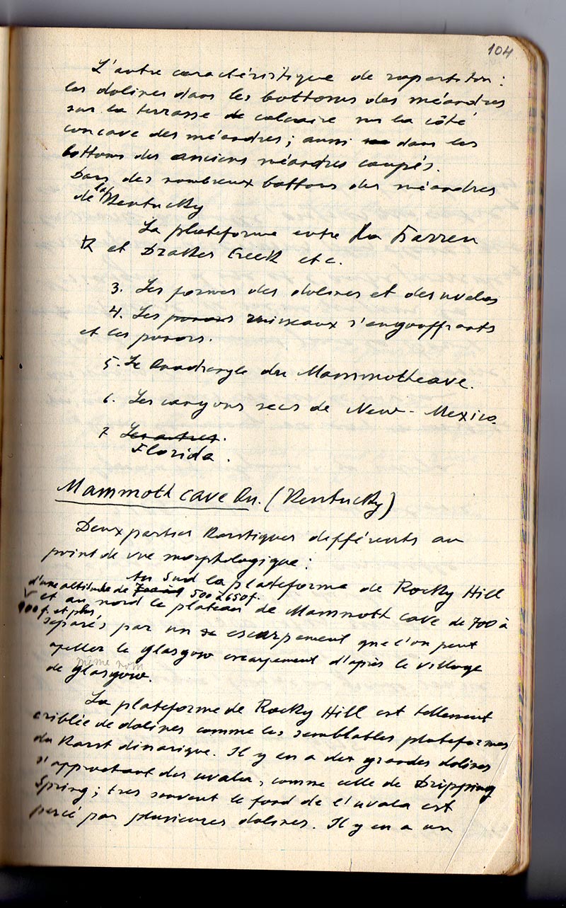 Из бележнице Јована Цвијића, почетак ХХ века, бележница, 12,2 х 19,1 cm, Музеј града Београда, ЈЦ 272 53.